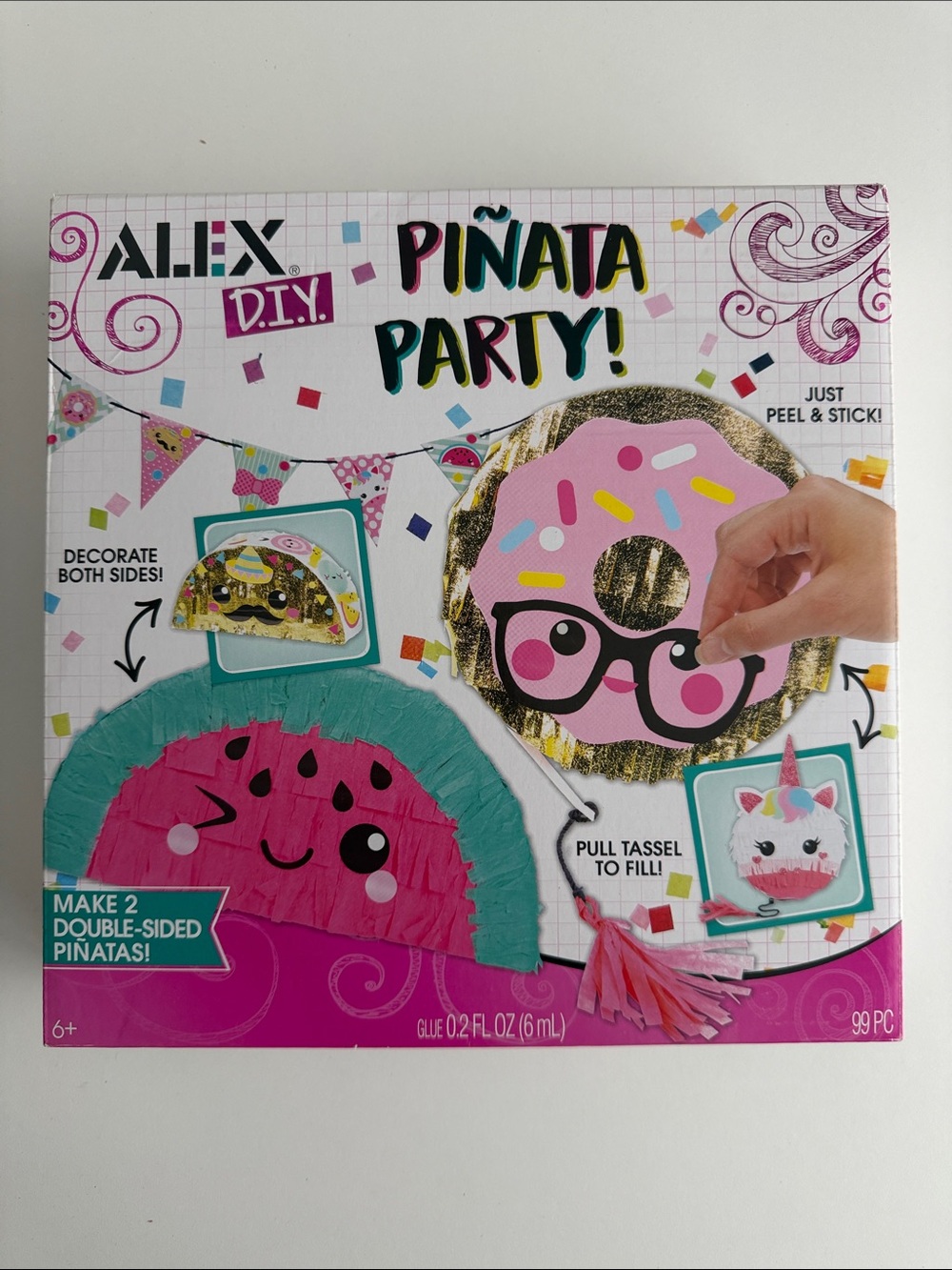 Alex D.I.Y. Piñata Party - Peel & Stick Craft - Fiesta - Birthday - Celebration